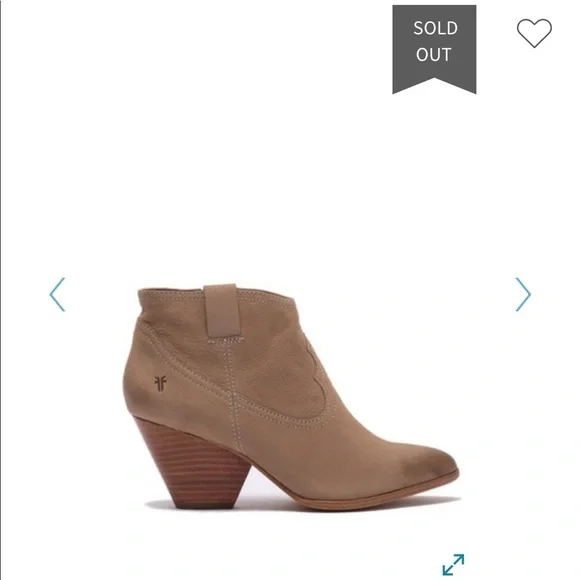 NWT Frye Reina Bootie In Ash Size 9 - Picture 8 of 12